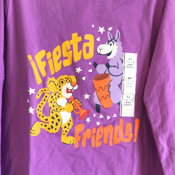 Cat & Jack girls long sleeve Fiesta shirt - Picture 1 of 8
